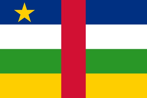 Flag of Zentralafrikanische Republik
