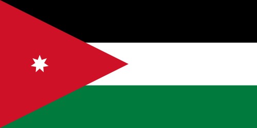 Flag of Jordanien